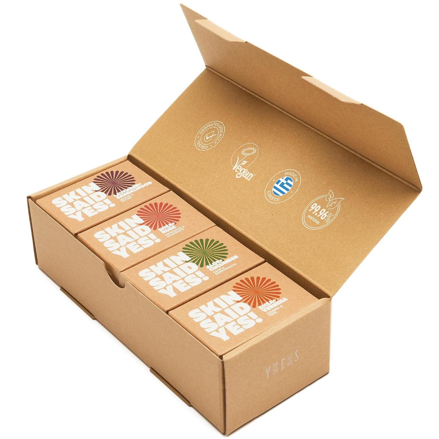 Skin Said Yes Organic Soap Bar (Pack of 8) | Natural Soap Made in Greece