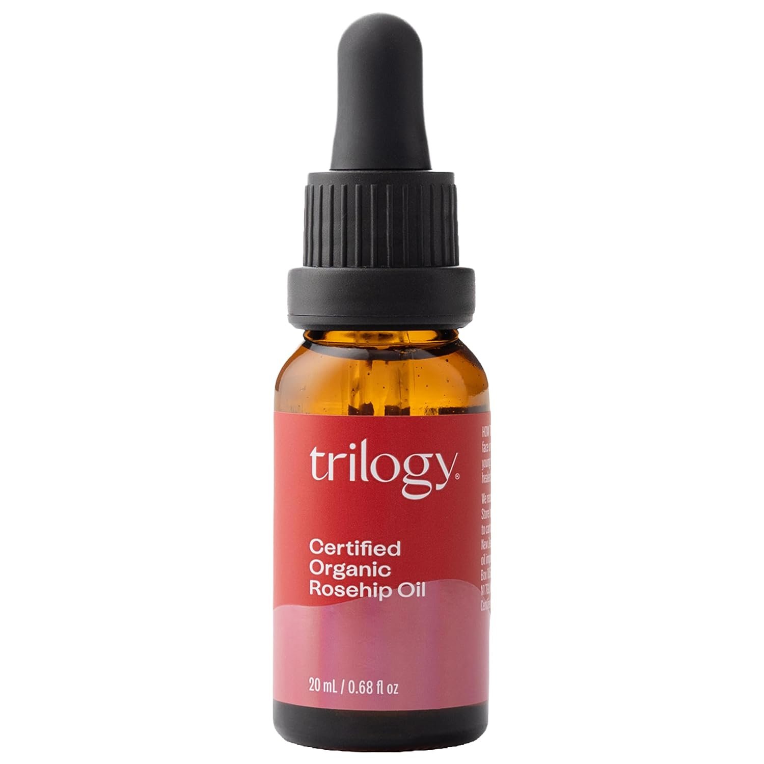 Trilogy Certified Organic Rosehip Oil, Intensive Nourishment, 0.68 Fl Oz