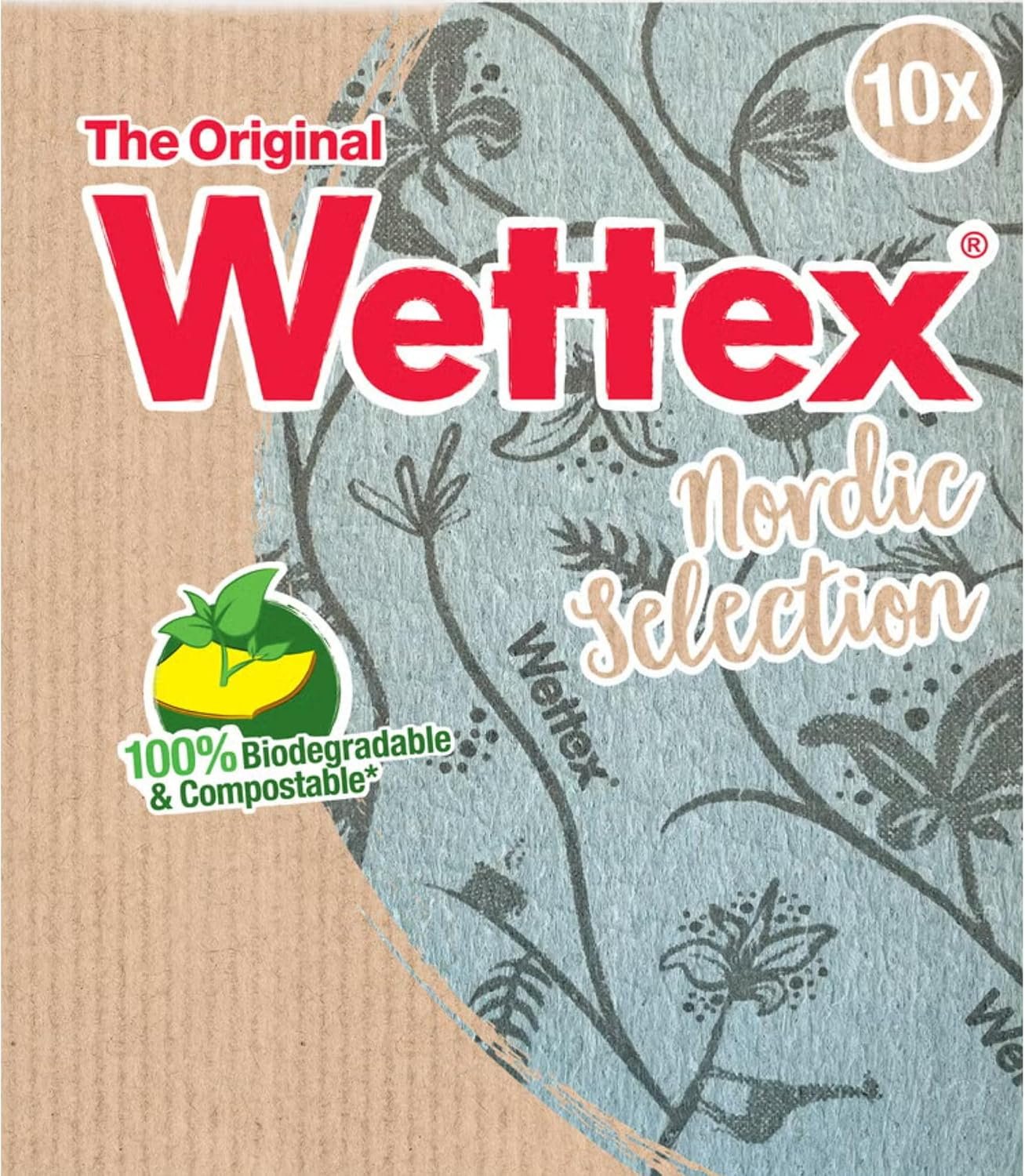 Wettex The Original 10-Pack Swedish Superabsorbent Dishcloth – Durable – Modern Limited Edition