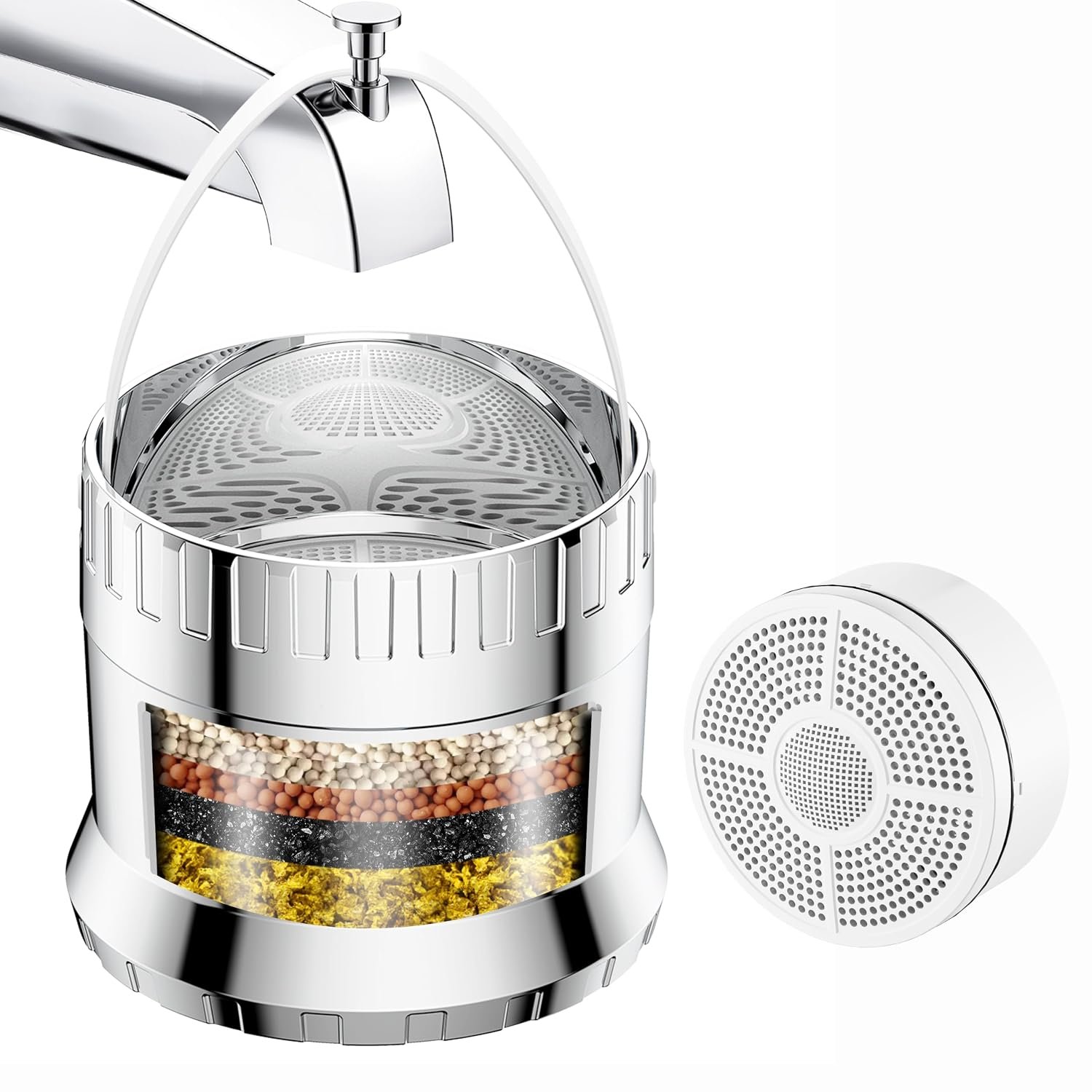JDO Bath Filter for Tub Faucet – Upgraded 3000 Gallon Bathtub Water Filter