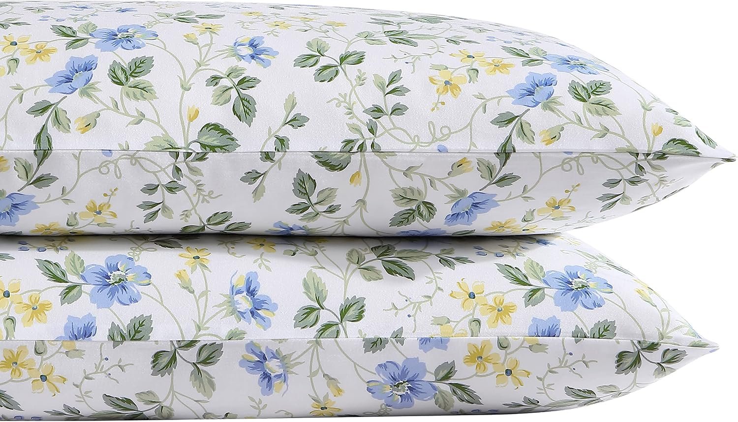 Laura Ashley – Standard Cotton Sateen Pillowcase Set, 2-Pack