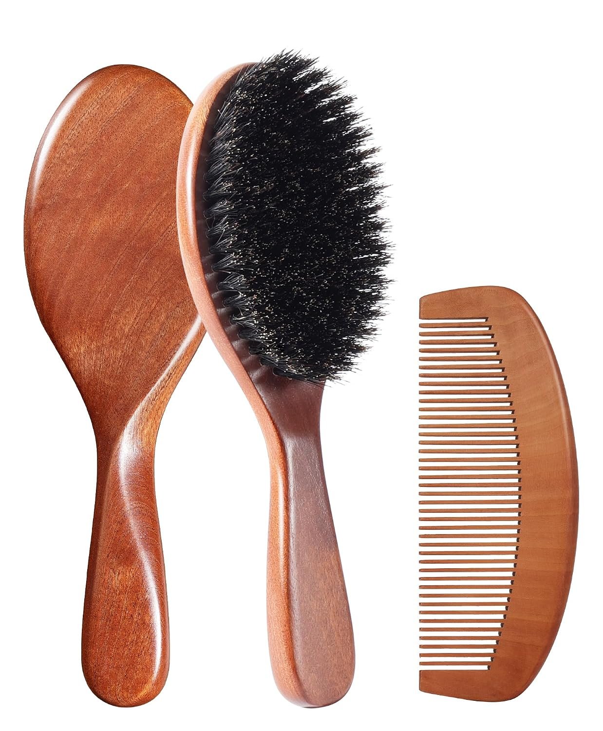 Stylemate Boar Bristle Hair Brush Smooth Shine Detangler for All Hair Types