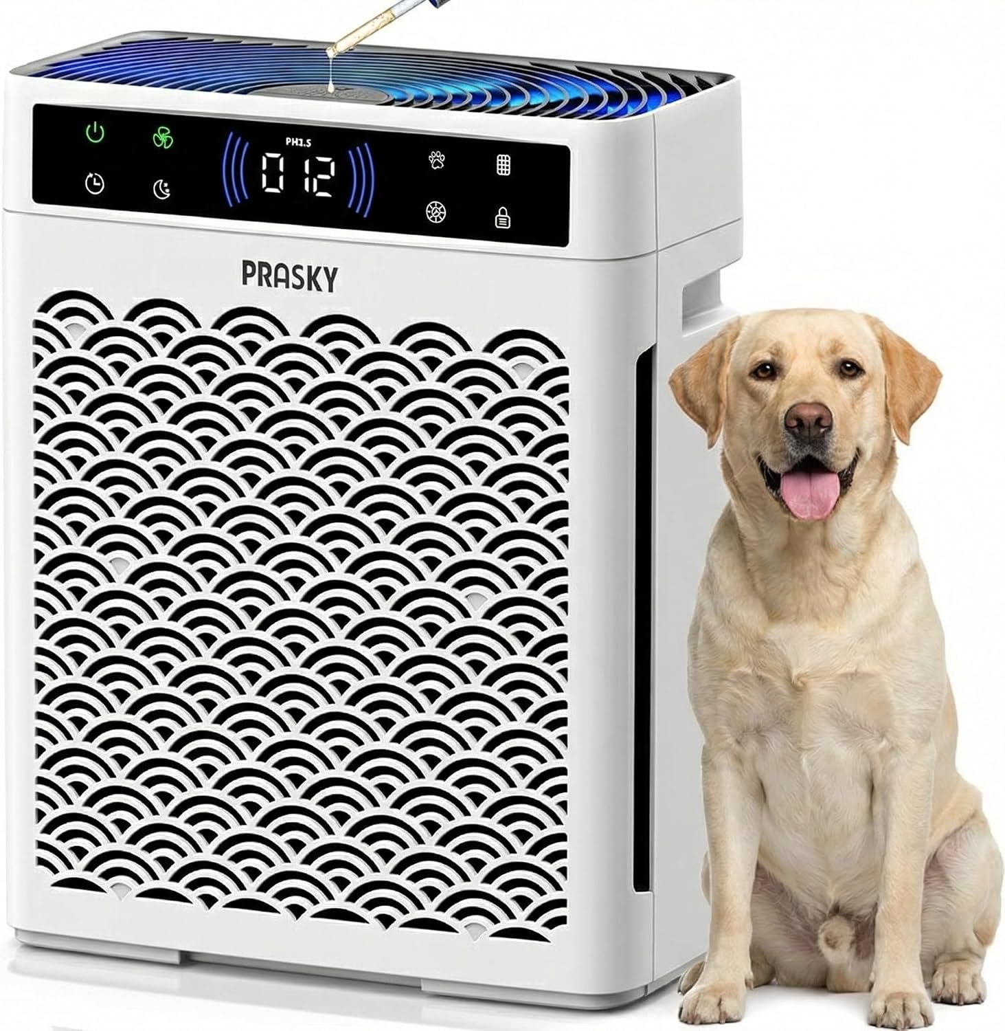 Air Purifiers for Home 3300sq.ft, Activated Carbon, PM2.5 Level Detection