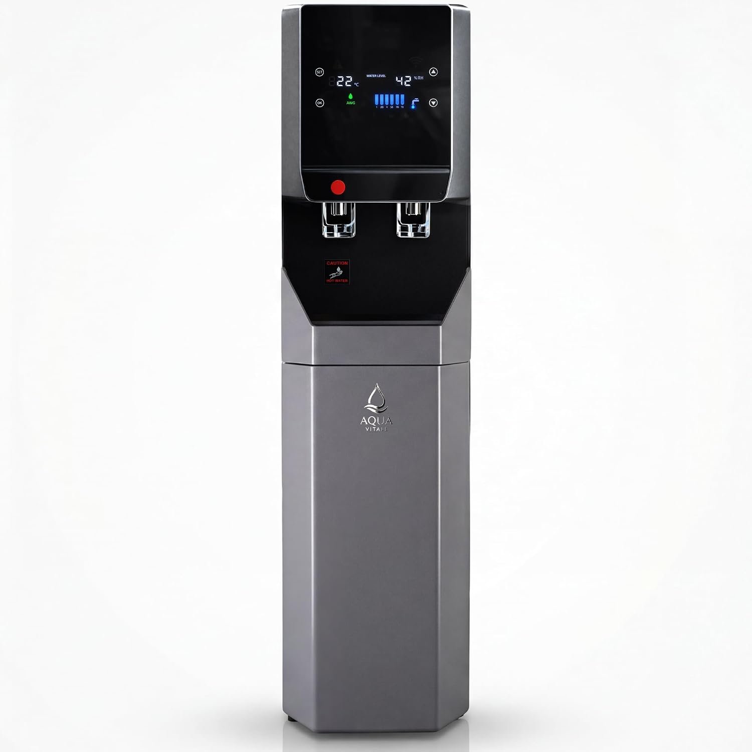 Atmospheric Water Generator Aqua Vitale A20L – up to 20L/Day Water from Air Machine, Multi-Stage Filtration (Reverse Osmosis) + UV Sterilization, Bottleless Water Dispenser for Home, Office, Hotels.